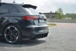 Maxton rear diffuser V.1 for Audi RS3 8V FL Sportback