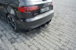 Maxton rear diffuser V.2 for Audi RS3 8V FL Sportback