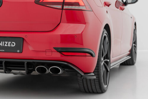 Maxton rear frames for lights for Volkswagen Golf R / R-Line Mk7 Facelift