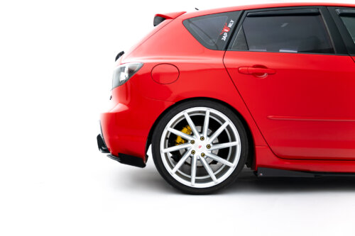 Maxton rear side splitters for Mazda 3 MPS Mk1 EU Version