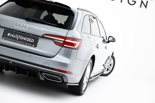 Maxton rear side splitters for Audi A4 / A4 S-Line / S4 Sedan / Avant B9