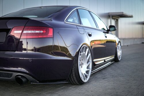 Maxton rear side splitters for Audi A6 S-Line C6 / C6 FL Sedan / Avant
