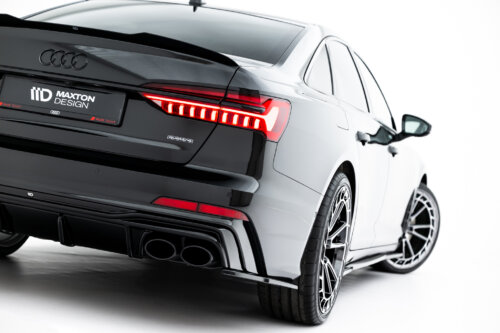 Maxton rear side splitters for Audi A6 S-Line / S6 C8 / C8 Facelift