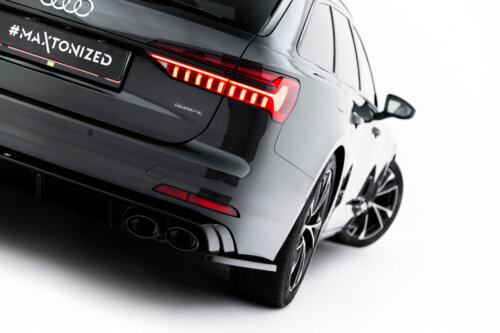 Maxton rear side splitters for Audi A6 Sedan / Avant C8 / C8 Facelift