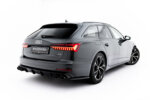 Maxton rear side splitters for Audi A6 Sedan / Avant C8 / C8 Facelift