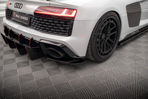 Maxton rear side splitters for Audi R8 Mk2 Facelift