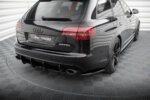 Maxton rear side splitters for Audi RS6 Avant C6