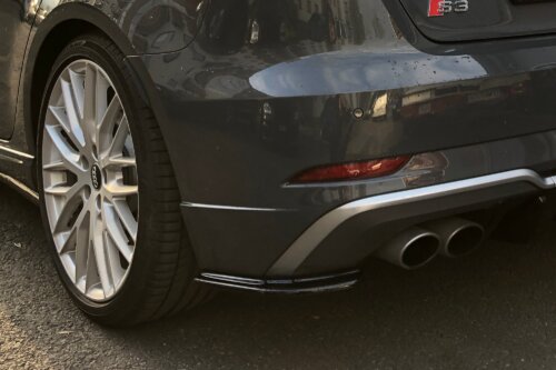Maxton rear side splitters for Audi S3 8v Facelift