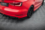Maxton rear side splitters for Audi S3 Sedan 8V