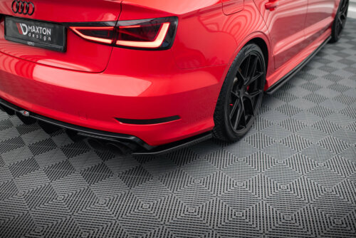 Maxton rear side splitters for Audi S3 Sedan 8V