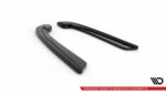 Maxton rear side splitters for BMW 5 M-Pack Sedan /Touring F10/F11 (fits two single exhaust ends)