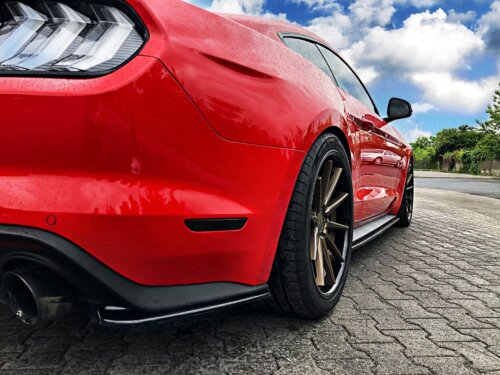 Maxton rear side splitters for Ford Mustang Mk. 6 Facelift