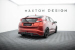 Maxton rear side splitters for Honda Civic Hatchback Mk9