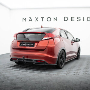 Maxton rear side splitters for Honda Civic Hatchback Mk9