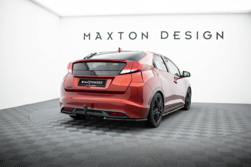 Maxton rear side splitters for Honda Civic Hatchback Mk9