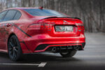 Maxton rear side splitters for Jaguar XE R-Dynamic X760 Facelift