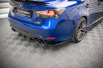 Maxton rear side splitters for Lexus GS F Mk4 Facelift