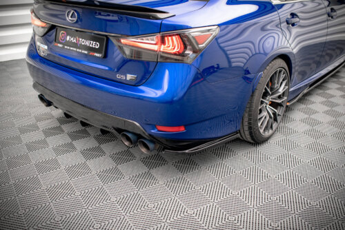 Maxton rear side splitters for Lexus GS F Mk4 Facelift