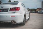 Maxton rear side splitters for Lexus IS F Mk2