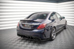 Maxton rear side splitters for Mercedes-AMG C 43 Sedan W205 Facelift