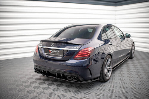 Maxton rear side splitters for Mercedes-AMG C 43 Sedan W205 Facelift