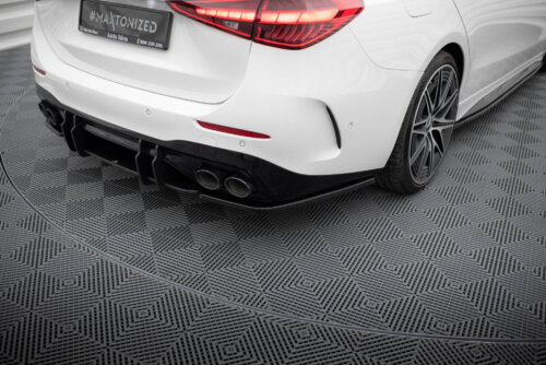 Maxton rear side splitters for Mercedes-Benz C AMG-Line / 43 AMG W206