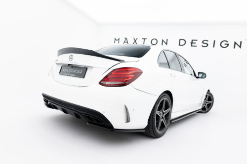 Maxton rear side splitters for Mercedes-Benz C AMG-Line / C43 AMG Sedan W205