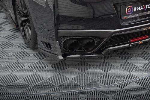 Maxton rear side splitters for Nissan GTR R35 Facelift