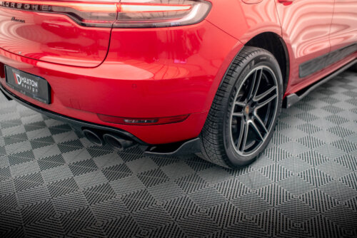 Maxton rear side splitters for Porsche Macan GTS / Sport Design Mk1 Facelift
