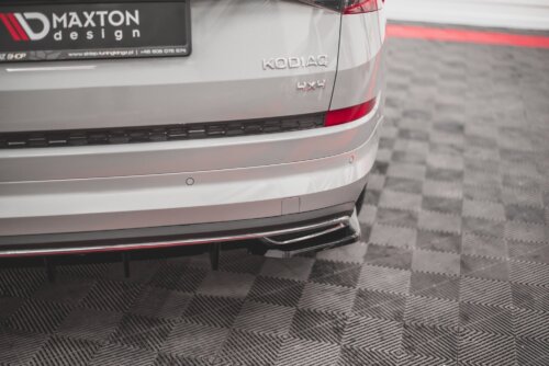 Maxton rear side splitters for Skoda Kodiaq Sportline Mk1 / Mk1 Facelift