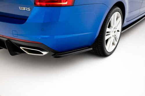 Maxton rear side splitters for Skoda Octavia RS Mk3 / Mk3 FL Hatchback / Estate