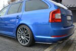 Maxton rear side splitters for Skoda Octavia RS Sedan / Combi Mk2 / Mk2 Facelift