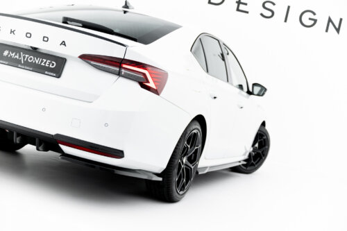 Maxton rear side splitters for Skoda Octavia Sportline Liftback / Combi Mk4 Facelift