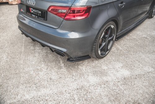 Maxton rear side splitters V.1 for Audi RS3 8V Sportback