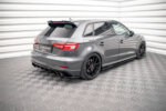 Maxton rear side splitters V.1 for Audi S3 Sportback 8V Facelift