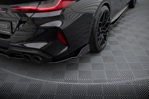 Maxton rear side splitters V.1 + Flaps for BMW M8 Gran Coupe F93
