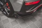 Maxton rear side splitters V.1 + Flaps for Hyundai I30 N Hatchback Mk3 Facelift