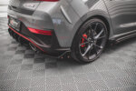 Maxton rear side splitters V.1 + Flaps for Hyundai I30 N Hatchback Mk3 Facelift