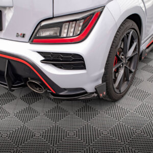 Maxton stražnji bočni difuzori V.1 + Flaps za Hyundai Kona N Mk1