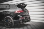 Maxton rear side splitters V.1 for Volkswagen Golf R Hatchback Mk8