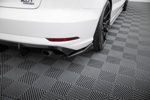 Maxton rear side splitters V.2 for Audi A3 Sedan 8V Facelift