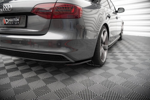 Maxton rear side splitters V.2 for Audi A4 S-Line Avant B8 Facelift