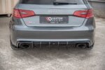 Maxton rear side splitters V.2 for Audi RS3 8V Sportback