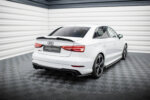 Maxton rear side splitters V.2 for Audi RS3 Sedan 8V Facelift