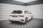 Maxton rear side splitters V.2 for Audi S3 / A3 S-Line Sportback 8Y