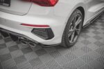 Maxton rear side splitters V.2 for Audi S3 / A3 S-Line Sportback 8Y