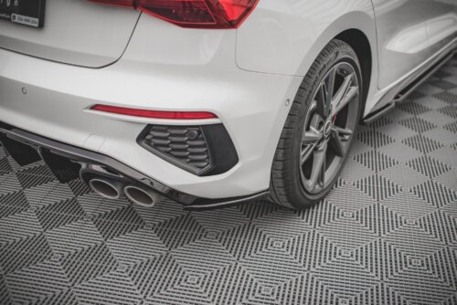 Maxton rear side splitters V.2 for Audi S3 / A3 S-Line Sportback 8Y