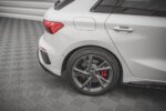 Maxton rear side splitters V.2 for Audi S3 / A3 S-Line Sportback 8Y