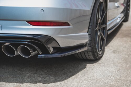 Maxton rear side splitters V.2 for Audi S3 Sedan 8V Facelift