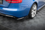 Maxton rear side splitters V.2 for Audi S4 / A4 S-Line Sedan B8